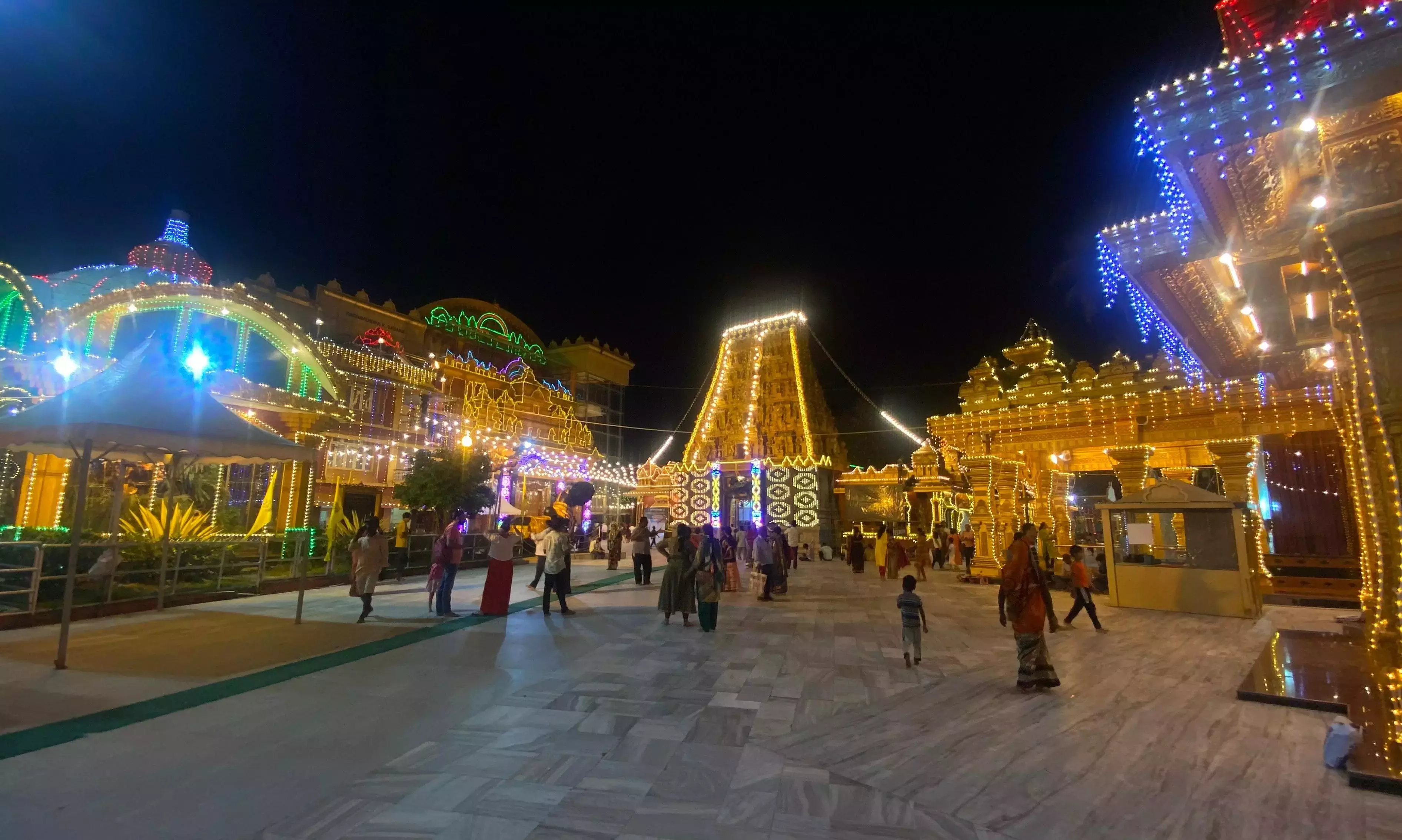 Huge Arrangements for Dasara Festival Huge Arrangements for Dasara Festival