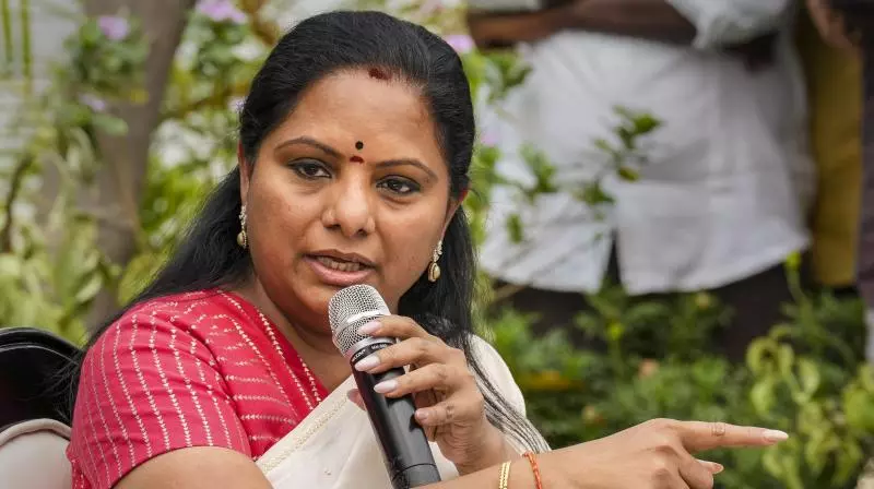 Build Cofferdam To Divert Pranahita Water, Says Kavitha Build Cofferdam To Divert Pranahita Water, Says Kavitha