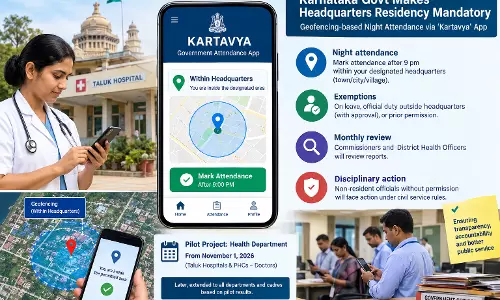 Karnataka Introduces Night-Time Attendance System for Govt Staff via Mobile App