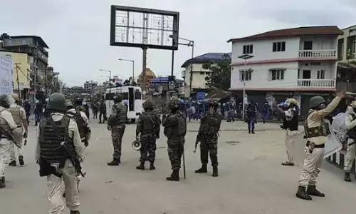 Manipur Violence: Bodies of Two Men Placed Outside CM’s Residence Manipur Violence: Bodies of Two Men Placed Outside CM’s Residence