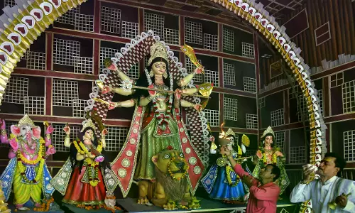Hyderabad: City Celebrates Maha Navami with Devotion