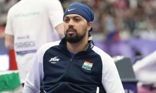 Pranav Soorma Wins Gold In Mens Discus Throw Combined F51/52/53 Event Pranav Soorma Wins Gold In Mens Discus Throw Combined F51/52/53 Event
