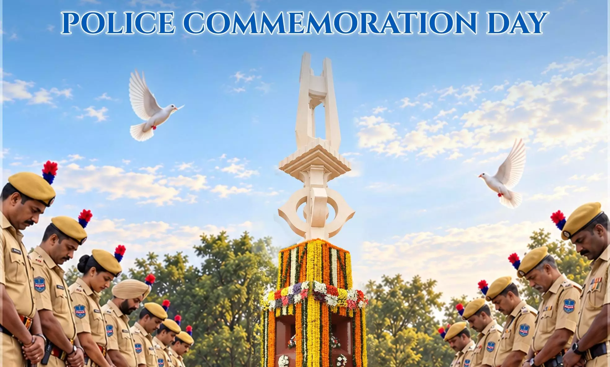 Police Commemoration Day: Malkajgiri Police Salute Personnel Who Died in Line of Duty Police Commemoration Day: Malkajgiri Police Salute Personnel Who Died in Line of Duty