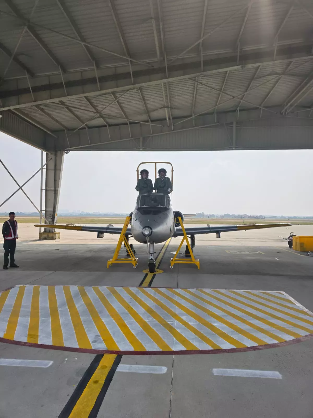 IAF Chief Completes Final Flying Sortie In Kiran Trainer At Dundigal IAF Chief Completes Final Flying Sortie In Kiran Trainer At Dundigal