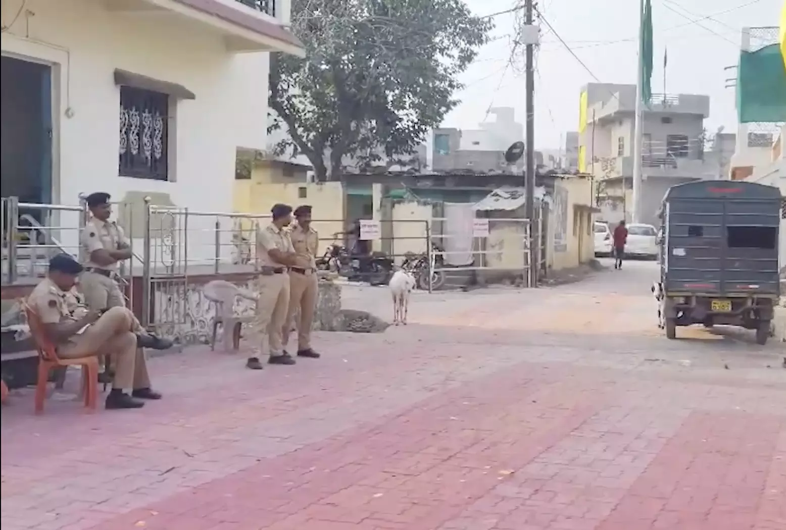Curfew Imposed After Stone-Pelting at Durga Procession Curfew Imposed After Stone-Pelting at Durga Procession