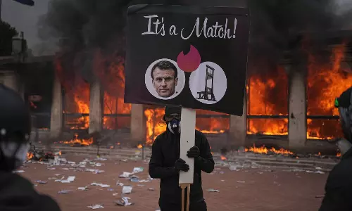 Indian Embassy Issues Advisory for Nationals in France Amid Protests Indian Embassy Issues Advisory for Nationals in France Amid Protests