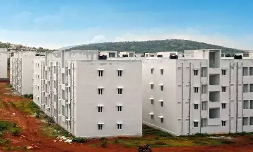 BRS, Left Parties Stage Dharna Over Alleged Irregularities In Indiramma Housing Scheme BRS, Left Parties Stage Dharna Over Alleged Irregularities In Indiramma Housing Scheme