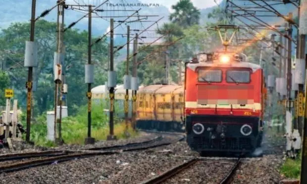 Krishna Express Halted After Smoke Emanates from Coach Near Tirupati Krishna Express Halted After Smoke Emanates from Coach Near Tirupati