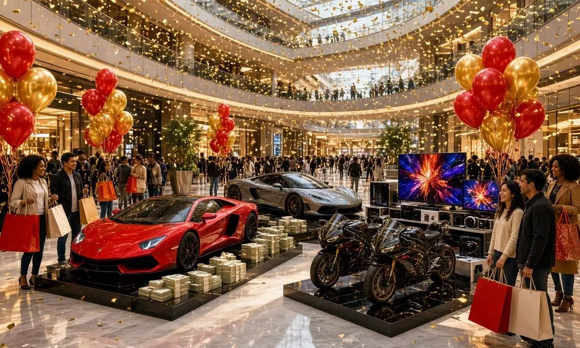 Hyderabad’s Sarath City Capital Mall Launches ₹1 Crore Shopping Campaign Hyderabad’s Sarath City Capital Mall Launches ₹1 Crore Shopping Campaign