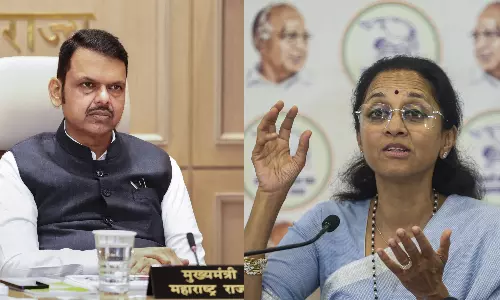 Sule Accuses BJP of Using Spycam Pens in MLC Polls, Fadnavis Responds Sule Accuses BJP of Using Spycam Pens in MLC Polls, Fadnavis Responds