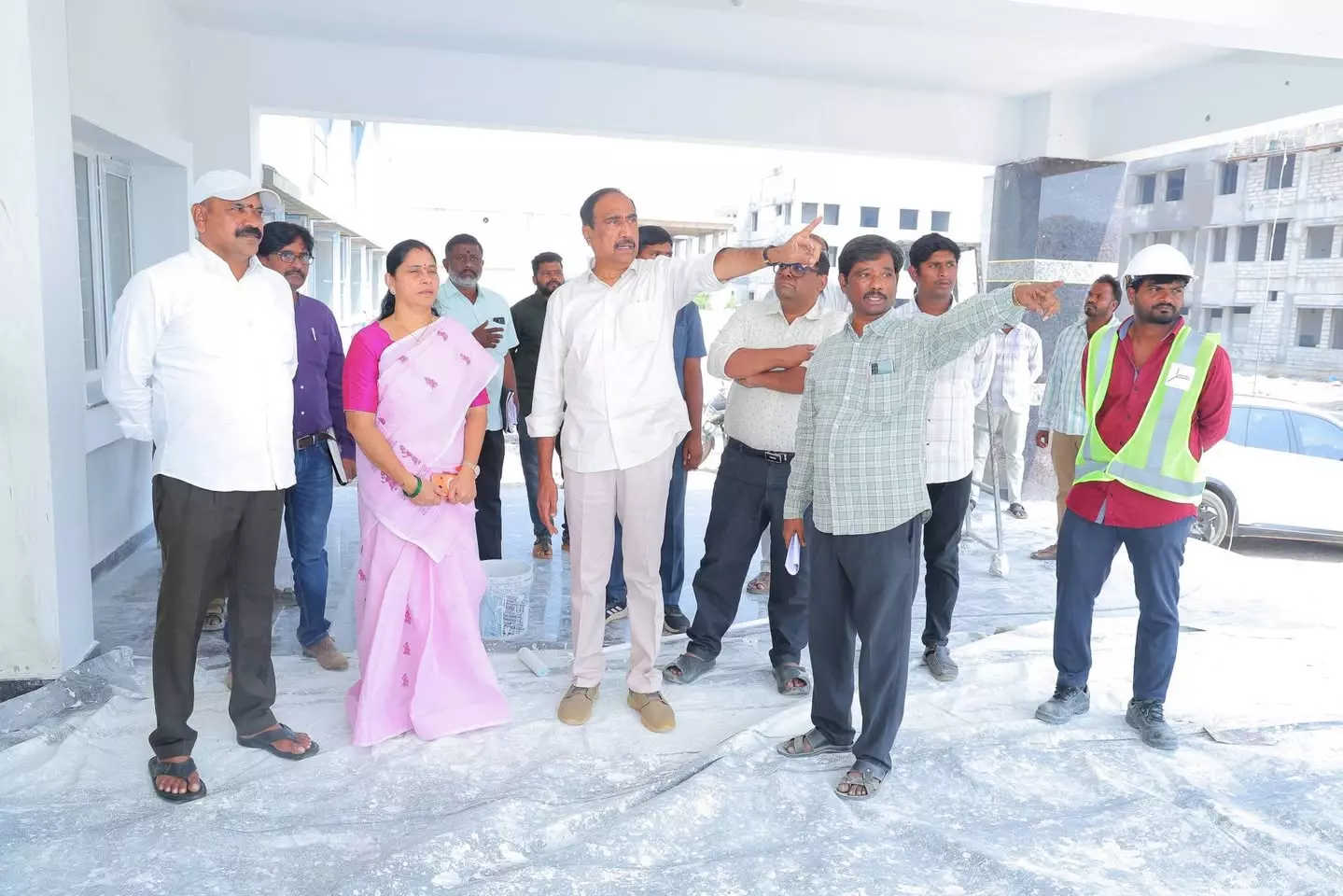 Jagtial MLA Asks Officials To Expedite Medical College Works Jagtial MLA Asks Officials To Expedite Medical College Works