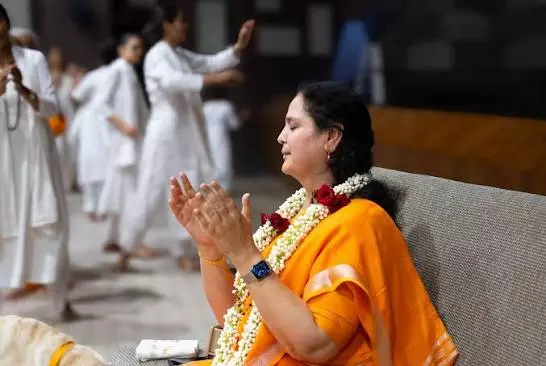 GuruMaa To Lead Sanatana Satsang In Banjara Hills On Sunday GuruMaa To Lead Sanatana Satsang In Banjara Hills On Sunday