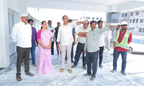 Jagtial MLA Asks Officials To Expedite Medical College Works Jagtial MLA Asks Officials To Expedite Medical College Works