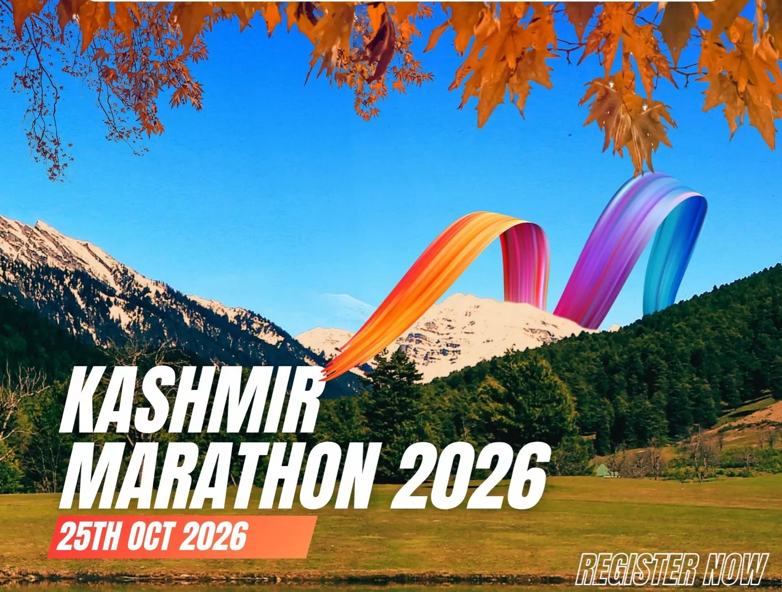 J&K CM Omar Abdullah Flags of Kashmir Marathon J&K CM Omar Abdullah Flags of Kashmir Marathon