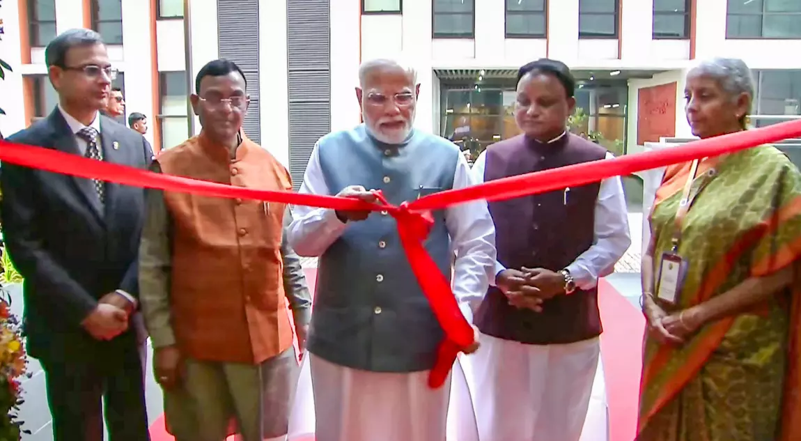 Modi Inaugurates RBI’s ₹169-Crore Data Centre in Odisha Modi Inaugurates RBI’s ₹169-Crore Data Centre in Odisha