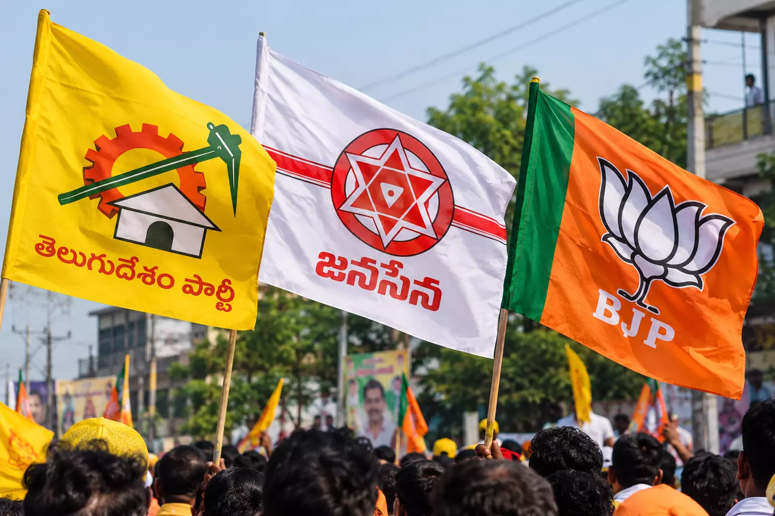 Alliance Candidates Expedite Election Campaign in Eluru Alliance Candidates Expedite Election Campaign in Eluru