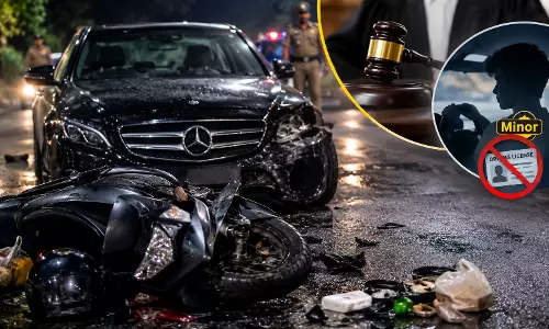 Keralam: Man Dies After Two-Wheeler Hit by Car Driven by Judges Minor Son Keralam: Man Dies After Two-Wheeler Hit by Car Driven by Judges Minor Son