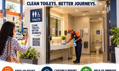 Oil Firms Use QR Codes to Boost Petrol Pump Toilet Hygiene Oil Firms Use QR Codes to Boost Petrol Pump Toilet Hygiene