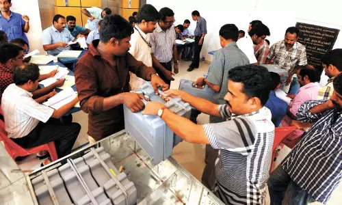 Polling Curtailed to 3 pm at 43 Booths in Polavaram