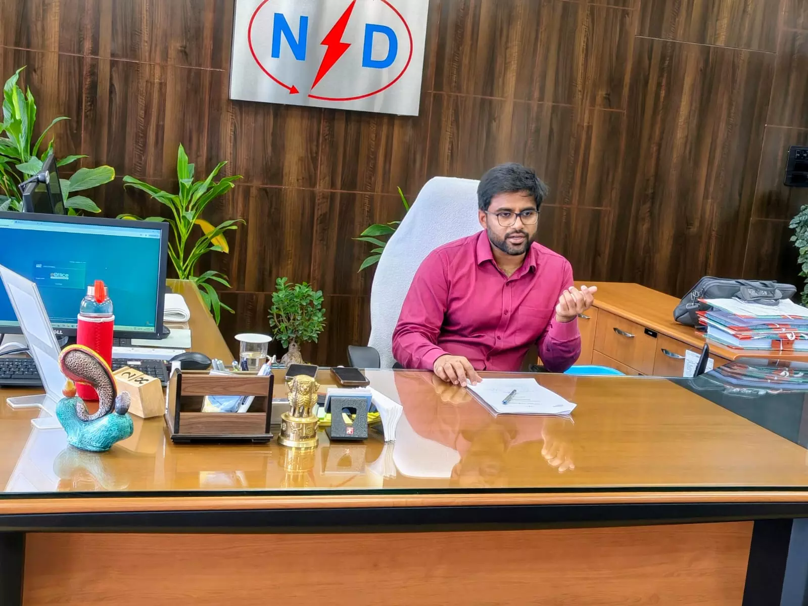 TGSPDCL Staff on High Alert in Cyclone-Prone Districts TGSPDCL Staff on High Alert in Cyclone-Prone Districts