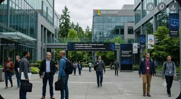 Microsoft Offers Voluntary Buyouts to 60,000 Employees Amid Heavy AI Spending Microsoft Offers Voluntary Buyouts to 60,000 Employees Amid Heavy AI Spending