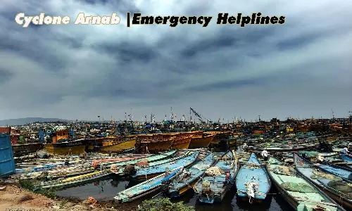 Cyclone Arnab: State, District Emergency Control Room Numbers Issued Cyclone Arnab: State, District Emergency Control Room Numbers Issued