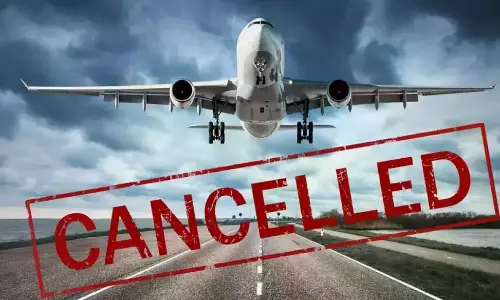 Flights Cancelled, Diverted as Cyclone Nears AP Coast Flights Cancelled, Diverted as Cyclone Nears AP Coast
