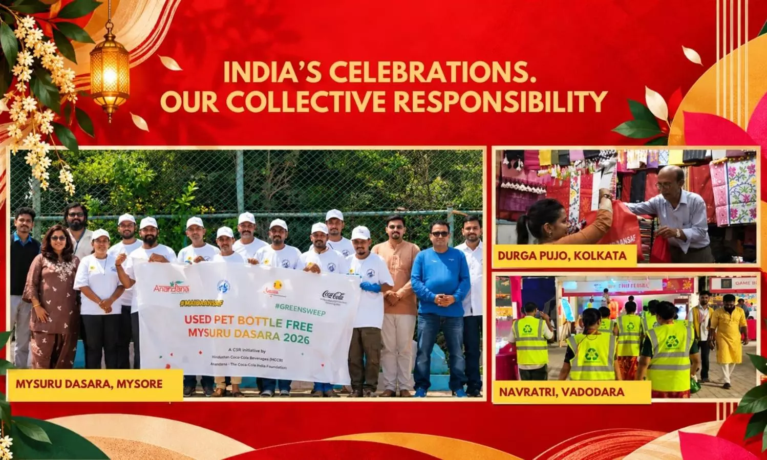Coca-Cola India Foundation’s Anandana Boosts Festival Waste Management Efforts Coca-Cola India Foundation’s Anandana Boosts Festival Waste Management Efforts