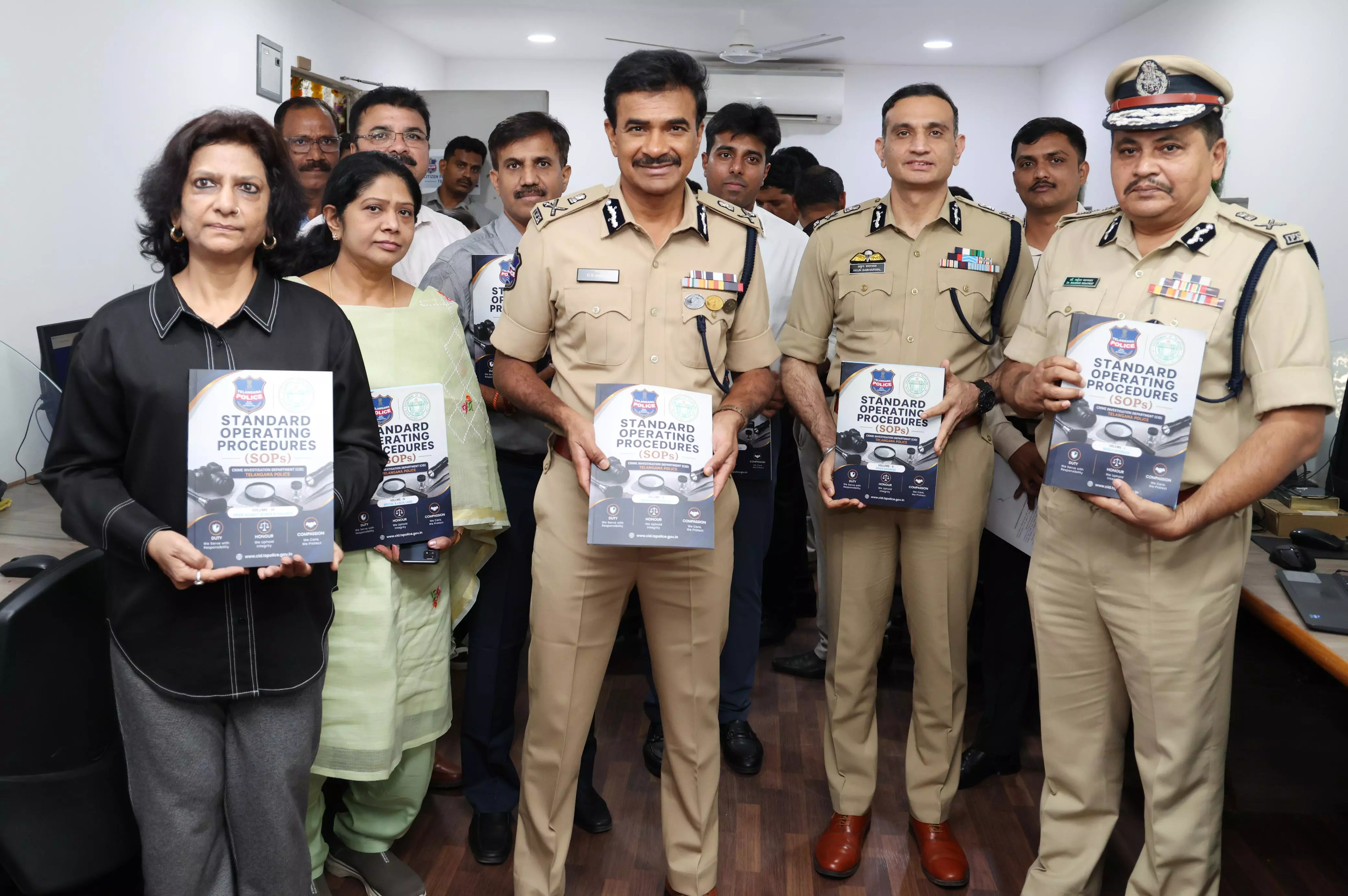 Anand Launches Digital Initiatives of Telangana CID Anand Launches Digital Initiatives of Telangana CID