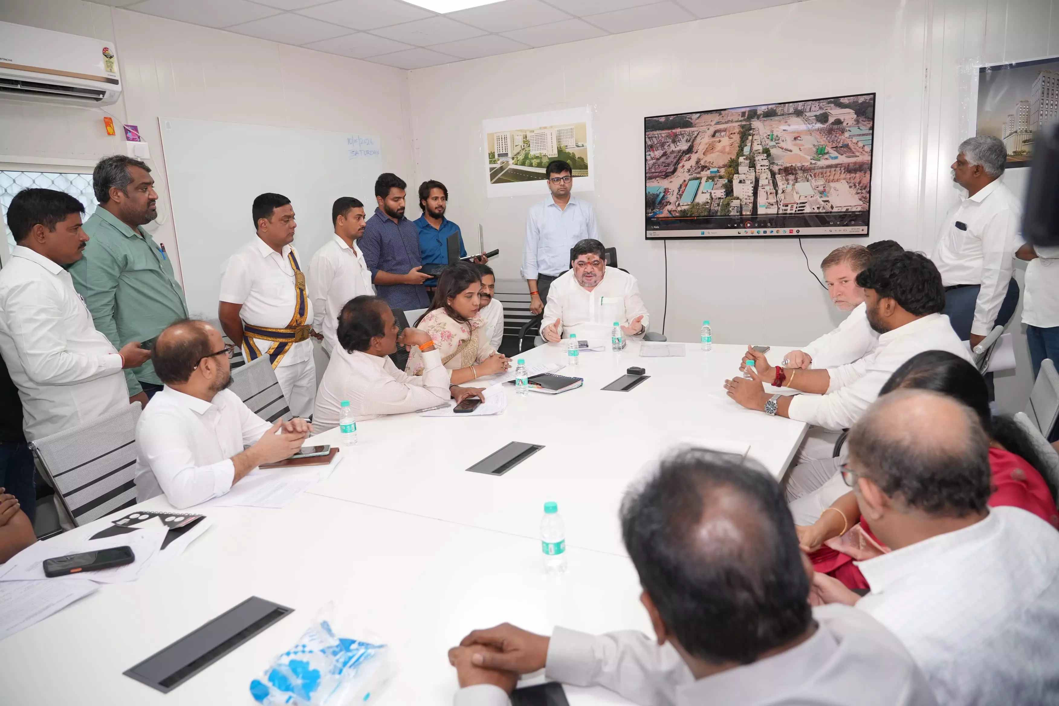 Ponnam Inspects New OGH Construction Ponnam Inspects New OGH Construction