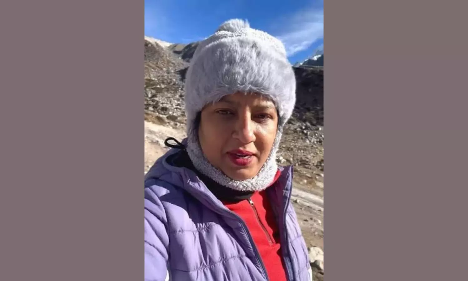Keralam Mountaineer Seena Majnu Rescued After Getting Stranded on Nepal Mountain Keralam Mountaineer Seena Majnu Rescued After Getting Stranded on Nepal Mountain