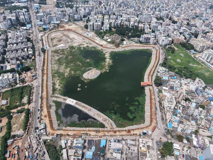 HYDRAAs First Phase Of Lake Restoration Almost Complete; Lakes To Be Inaugurated By CM Revanth HYDRAAs First Phase Of Lake Restoration Almost Complete; Lakes To Be Inaugurated By CM Revanth