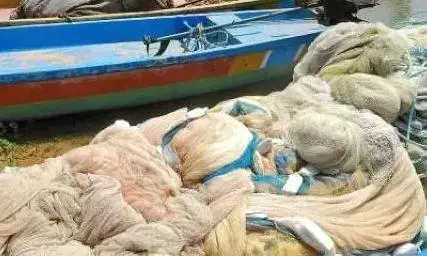 Rameswaram Fishers Allege Their Nets Worth Lakhs Destroyed Rameswaram Fishers Allege Their Nets Worth Lakhs Destroyed