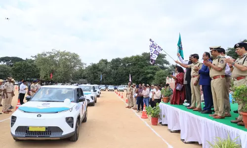 15 New EVs Added to Hyderabad Police Fleet 15 New EVs Added to Hyderabad Police Fleet