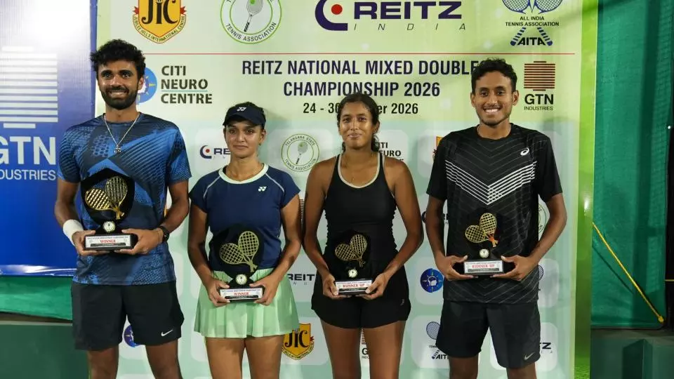 Adil Kalyanpur & Soha Sadiq Emerge Champions in National Mixed Doubles Tennis Adil Kalyanpur & Soha Sadiq Emerge Champions in National Mixed Doubles Tennis
