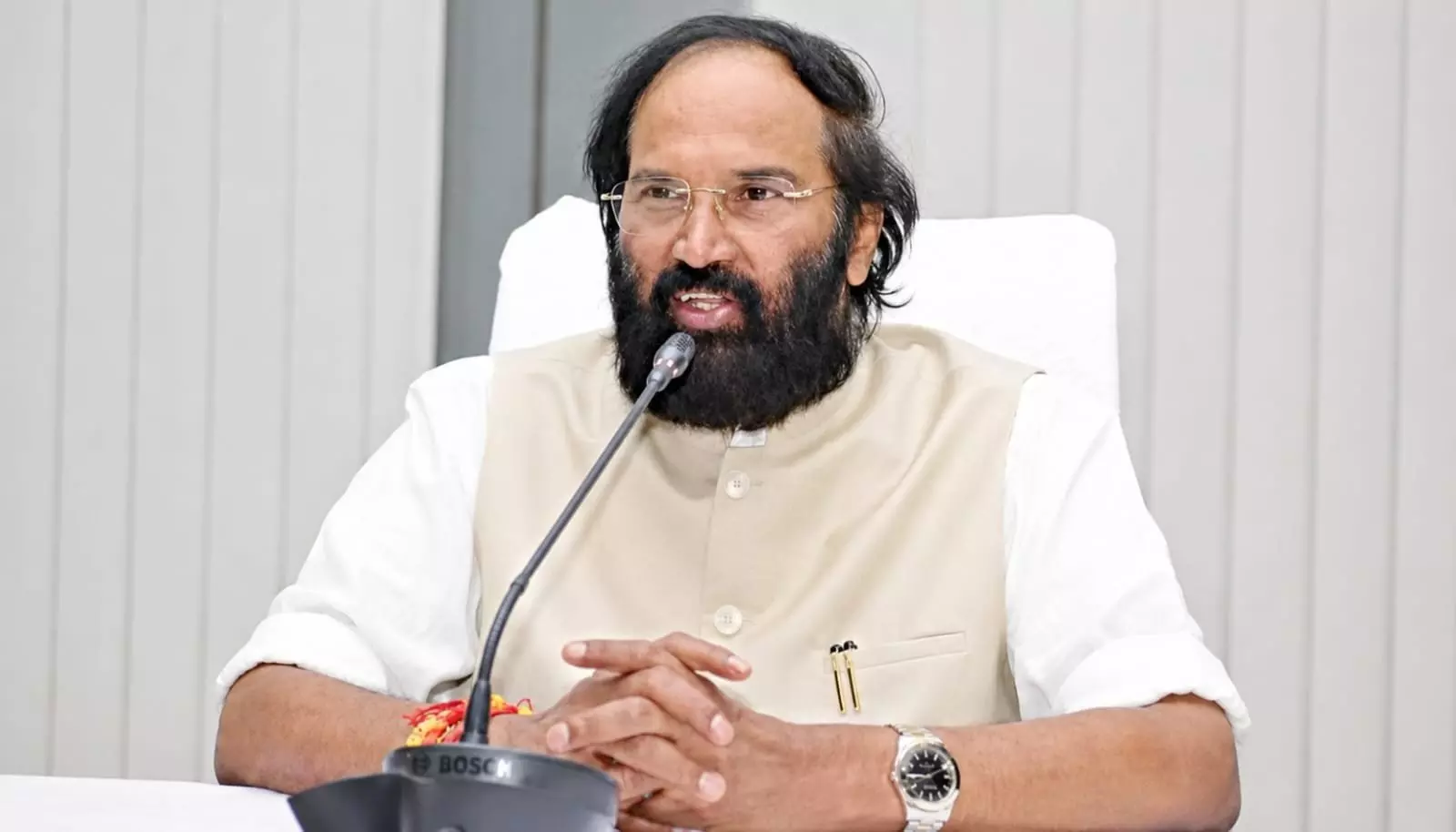 Uttam Reviews Tummidihatti Alignments, Calls For Pragmatic Solutions Uttam Reviews Tummidihatti Alignments, Calls For Pragmatic Solutions