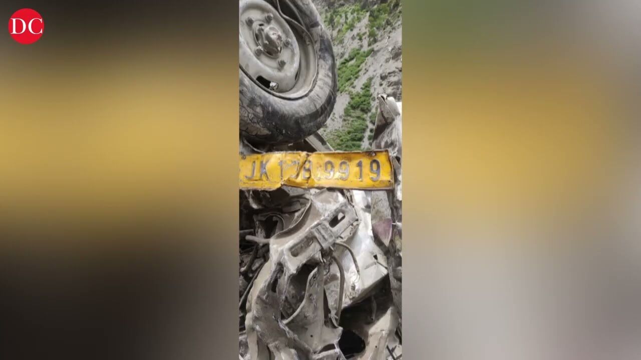 J&K: Three killed after vehicle falls into deep gorge in Zojila Pass