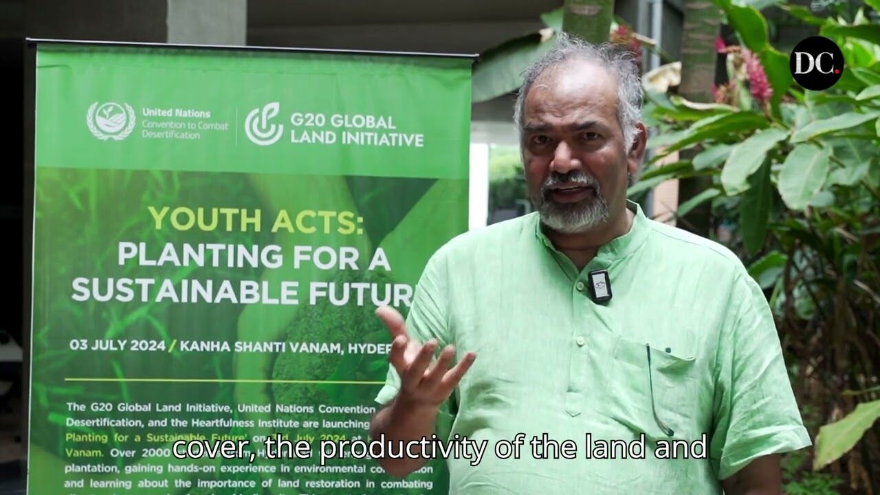 Dr.Muralee, the Director of the G20 Global Land Initiative speaks about challenges and opportunities