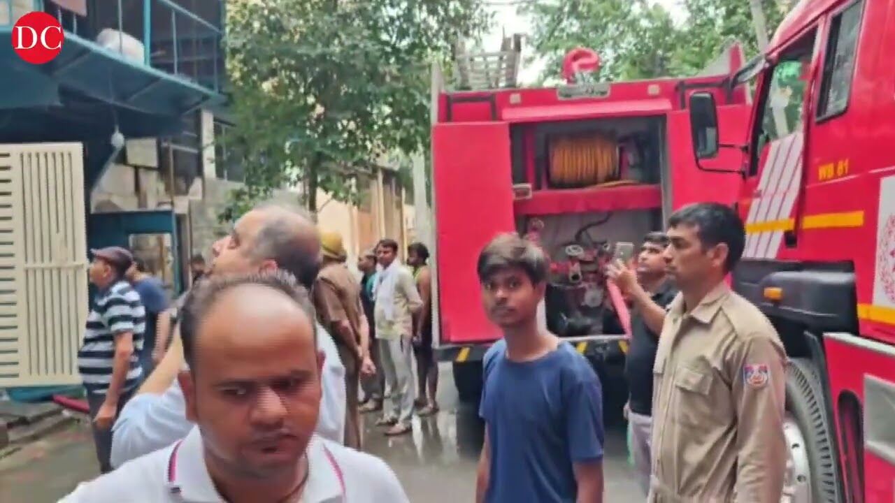 Fire breaks out at jeans factory in Delhis Badli area; fire brigades pressed into service