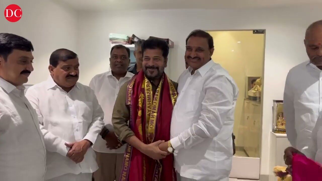 Another BRS MLA Arekapudi Gandhi joins Congress