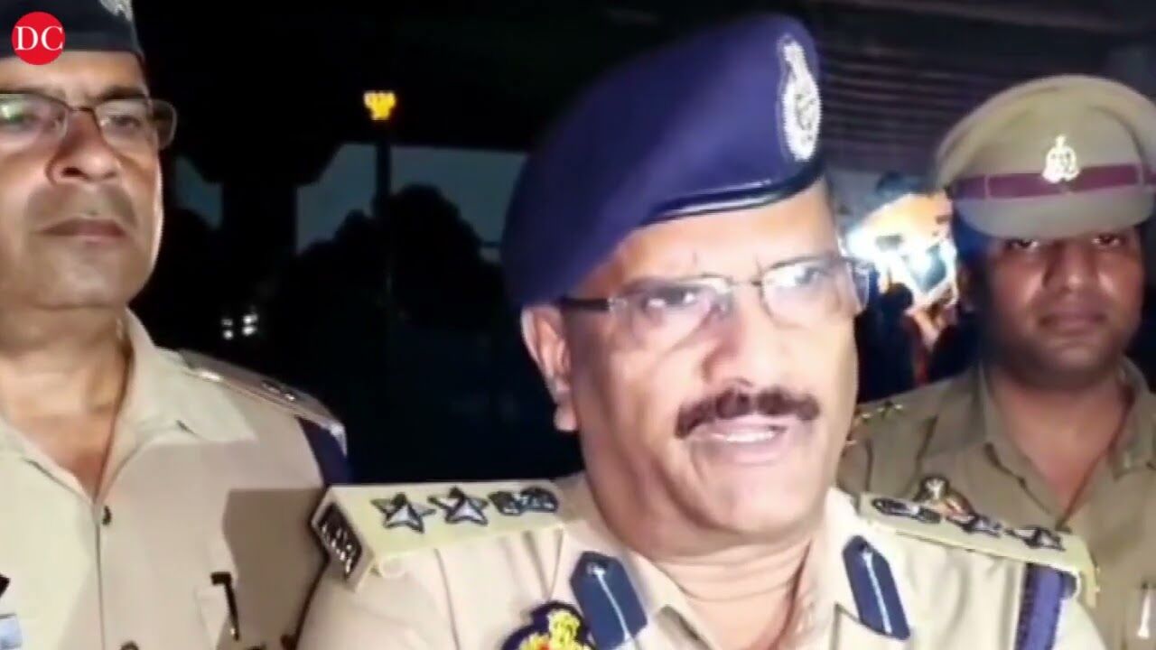 Kanpur: Truck falls off bridge on railway tracks, driver dead