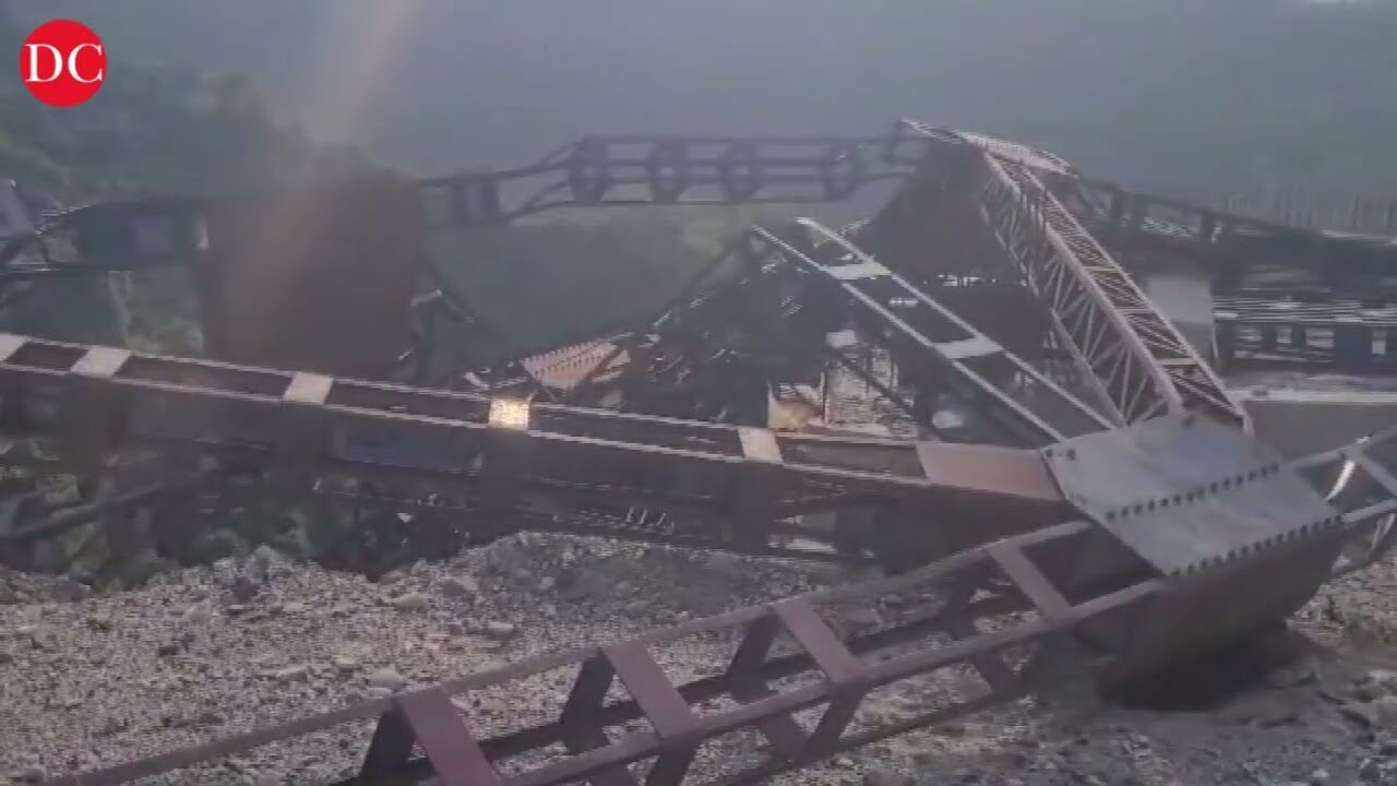 Under-construction bridge collapses in Uttarakhands Rudraprayag