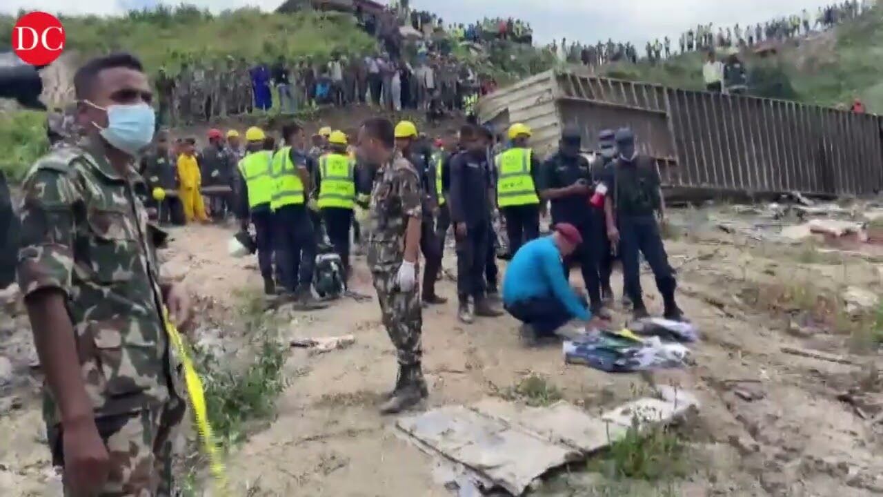 18 killed as Nepalese private airline plane crashes during takeoff at Kathmandu airport