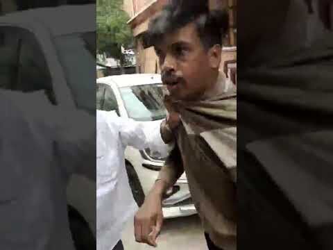A youngster thrashing electricity Dept employees on duty for asking to clear pending dues
