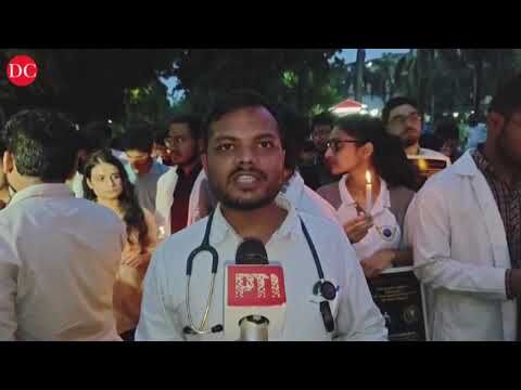 Doctors in AIIMS stage protest demanding fair probe in Kolkata PG trainee murder